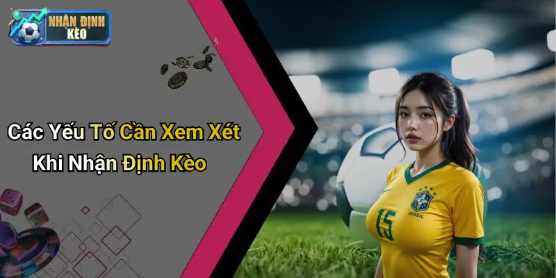 Các Yếu Tố Cần Xem Xét Khi Nhận Định Kèo