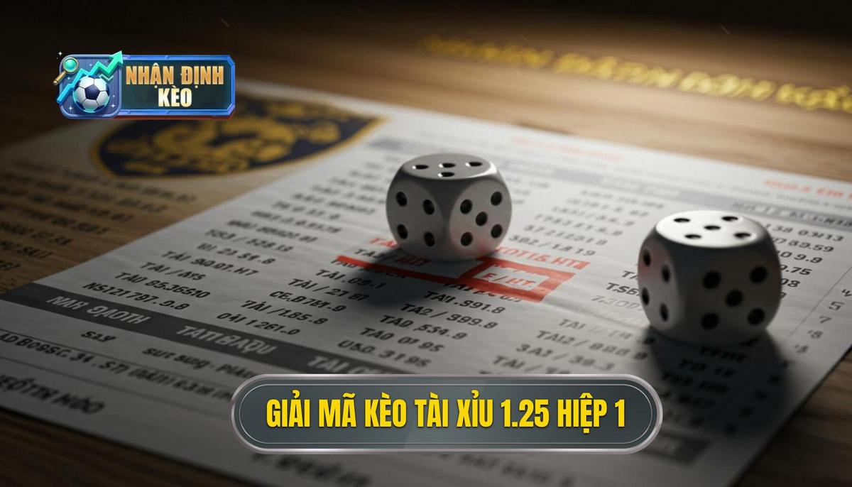 I. Giải Mã Kèo Tài Xỉu 1.25 Hiệp 1_ Định Nghĩa và Cách Đọc Kèo