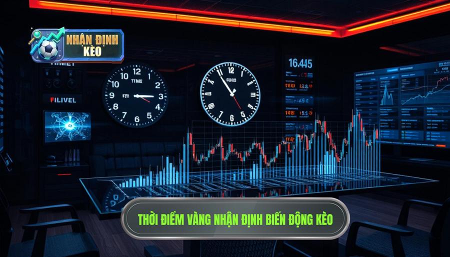Các thời điểm vàng để nhận định biến động kèo