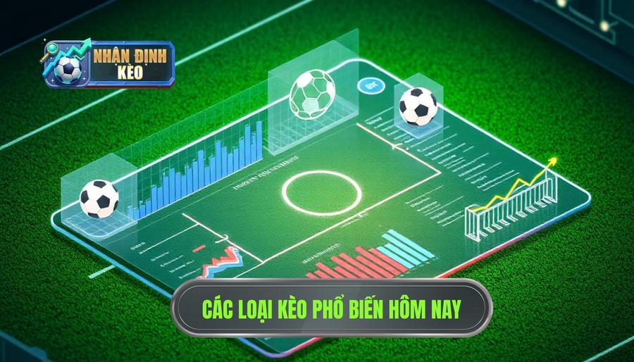 Bảng tổng hợp các loại kèo phổ biến trong nhận định kèo hôm nay